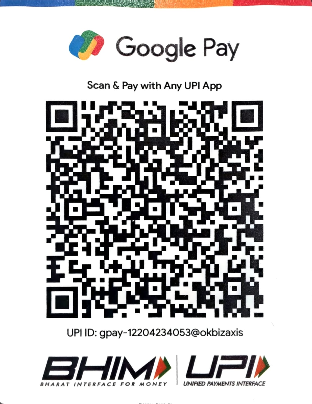 UPI Payment QR